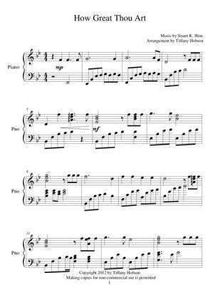 how great thou art piano chords: The Harmonic Journey of Faith