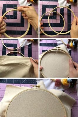 how to use an embroidery hoop and the importance of choosing the right thread color for your project